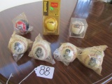 7 Vtg Atlanta Braves Themed Baseballs