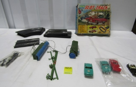 Vtg R P M Slot Track Road Race Set Model P T - 121 By P M C