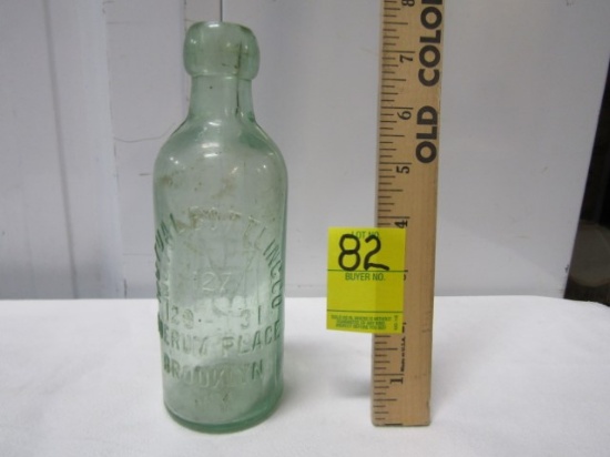 Antique Mutual Bottling Co. W/ Applied Blob Top