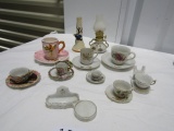Vtg Mid Century Lot Of Small Porcelain Figures Marked Japan