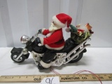 Santa On A Mototcycle Battery Powered Toy
