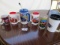 6 Various Nascar Cups