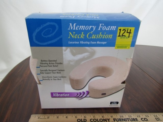 Vibrating Memory Foam Neck Cushion