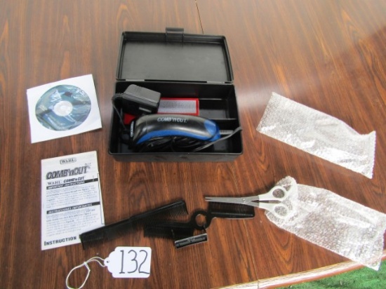 Wahl Comb 'n' Cut Set W/ Accessories, Instructions, D V D And Case