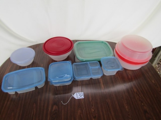 Lot Of Food Storage Items: Batter Pro, Divided Lunch, Sandwich, Etc