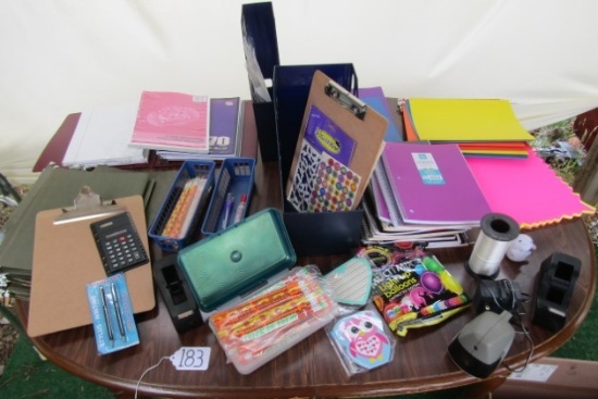 Large Lot Of Office And School Supplies   (LOCAL PICK UP ONLY)
