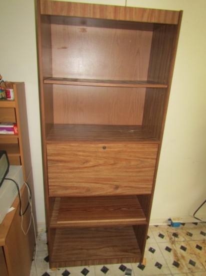 Bookshelf W/ Drop Down Door For Writing And Such   (LOCAL PICK UP ONLY)
