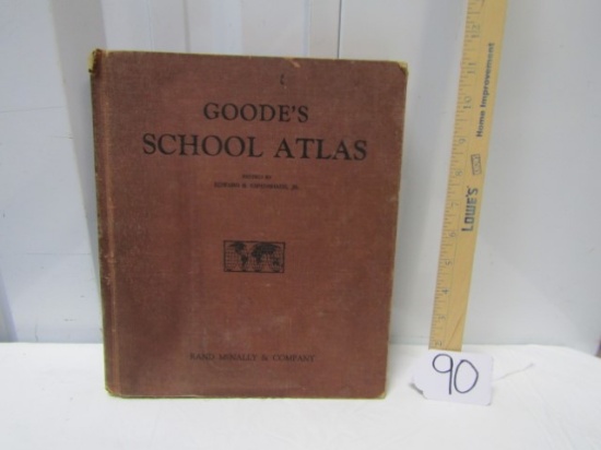Vtg 1949 Goode's School Atlas