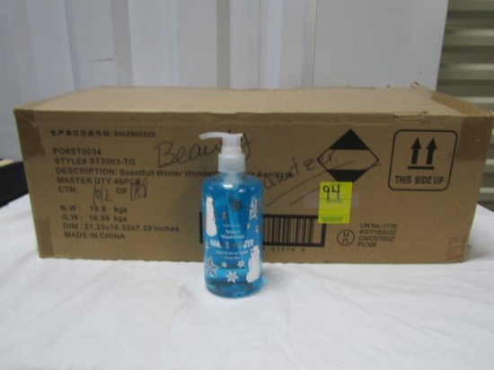 Case Of 48 Pump Bottles Of Scentful " Winter Wonderland " Hand Sanitizer (LOCAL PICK UP ONLY)