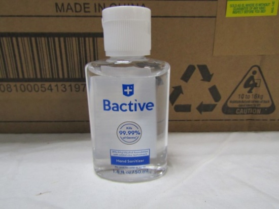 Case Of 96 Bottles Of 1.6 Ounce Bactive Hand Sanitizer  (LOCAL PICK UP ONLY)