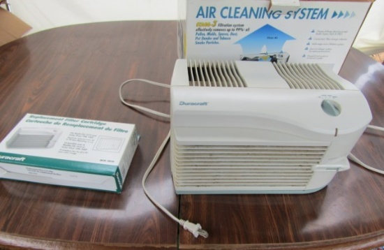 Duracraft Air Cleaning System W/ N I B Filter (NO SHIPPING)