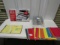 Office Lot: N I B Under Desk Keyboard Drawer, Folders And 2 N I B Metal Mesh
