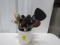 Lot Of Kitchen Utensils And The Stoneware Canister They Are In