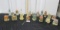 Large Lot Of Lighthouses, Castles And Mansions Figurines