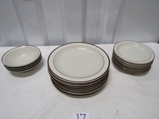 Set Of Every Day Stoneware China From The Elegance I I Collection, Made In Japan (LOCAL PICKUP ONLY)