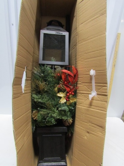4 Foot Pre Lit Lantern Porch Christmas Tree (LOCAL PICK UP ONLY)