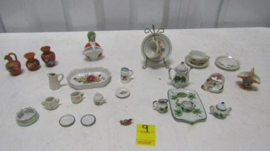 Nice Lot Of Vtg Small Porcelain And Pottery