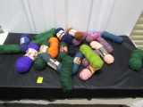 Large Lot Of Yarn Ofr Crotchet Or Knitting