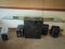 Sturdy Glass Top W/ Marble Base Flat Screen Television Stand, Stereo Not Included (NO SHIPPING))