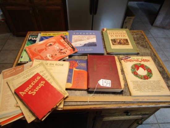 Large Lot Of Vtg Sheet Music And 2 Hard Cover Books