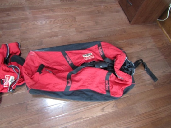 Large Marlboro Rolling Bag And A Medium Sized Carry Bag