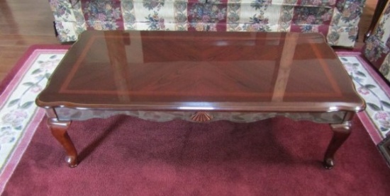 Solid Cherry Wood Coffee Table (LOCAL PICK UP ONLY)