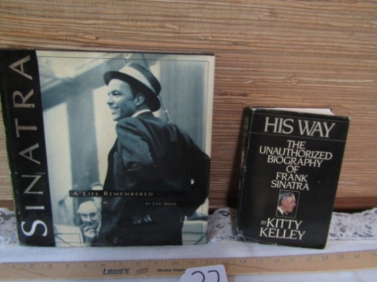 2 Hard Cover Books On Frank Sinatra: " A Life Remembered " And " His Way "