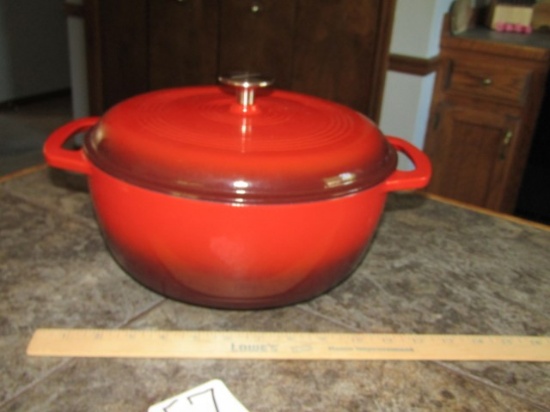Amazon Basics Cast Iron Enameled Dutch Oven