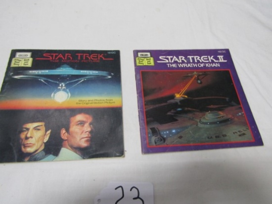 2 Vtg 1983 Star Trek Movie Books