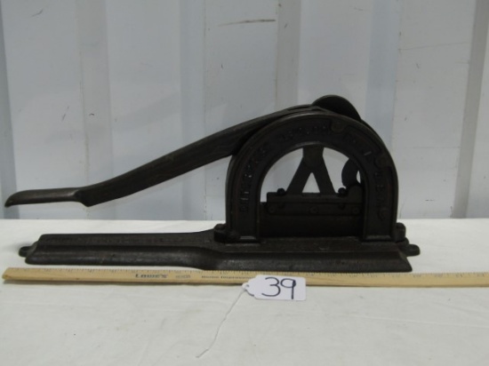 Antique Cast Iron Tobacco Cutter The Champion Knife Improved By Enterprise Mfg.