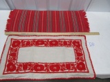 2 Handmade African Table Runners