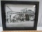 Old 1920s Photograph Of A Gas Station In Virginia In A Wood Frame