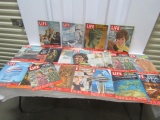 Twenty One 1962 Issues Of Life Magazine Including 6 Stamped 