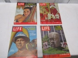 Four Life Magazines Printed In Spanish, 3 From 1961 And 1 From 1963