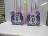 Matching Pair Of Disney Mickey Mouse Child's Luggage   (NO SHIPPING)
