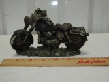 Cool Sculpted Old Motorcycle