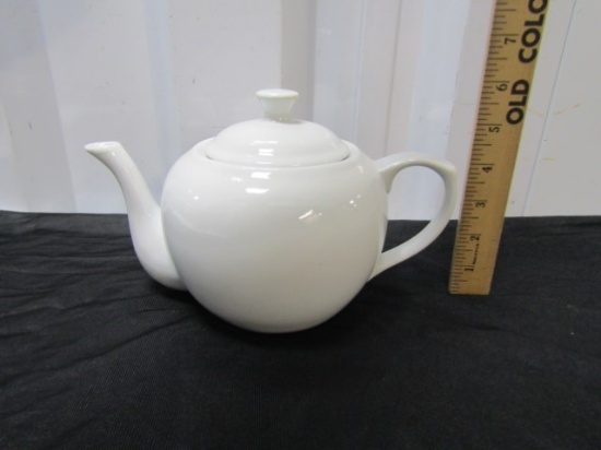 White Porcelain Teapot By Cordon Bleu