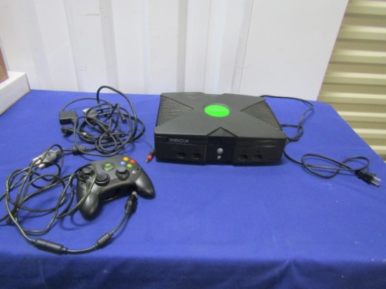 Xbox Video Game System W/ All Wires And Controller