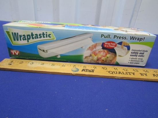 N I B Wraptastic Food Preserving Wrap Dispenser