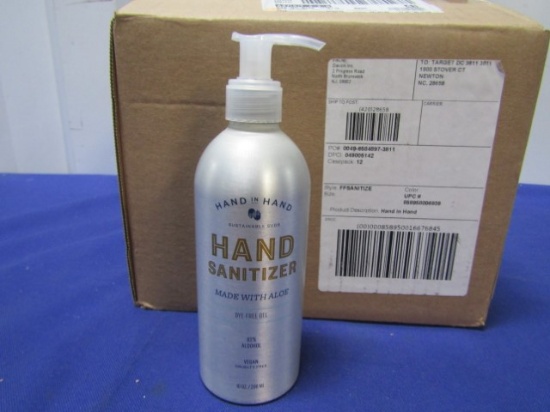 N I B Case Of 12 Hand N Hand 10 Ounce Bottles Of Hand Sanitizer (LOCAL PICK UP ONLY)