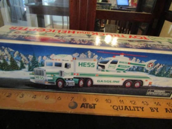 N I B And Vtg 1995 Hess Toy Truck And Helicopter