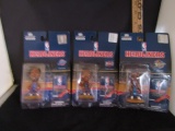 3 N I B 1997 Basketball Action Figures