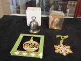 Bridalane 1980 Christmas Bell, Towle Silver Plated Christmas Bell And