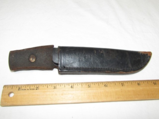 Vtg Buck 119 Leather Sheath For A Fixed Blade Knife