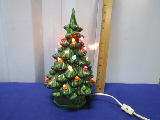 Vtg Ceramic Christmas Tree