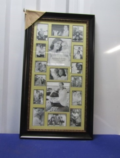 Large Wood Picture Frame That Holds Multiple Pictures  (LOCAL PICK UP ONLY)