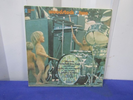 1971 Woodstock Two 33 R P M 2 Vinyl Record Set - Cotillion S D 2-400