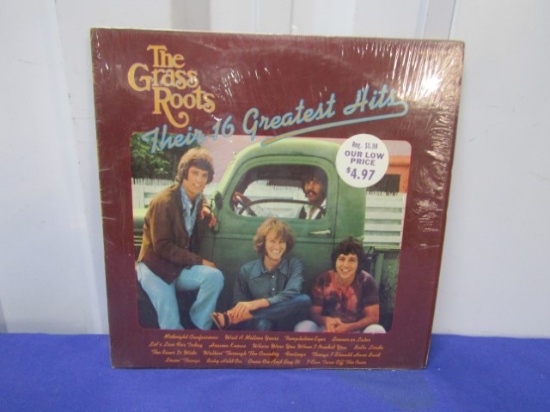 1971 The Grass Roots Their 16 Greatest Hits 33 R P M Vinyl L P, D S X 50107