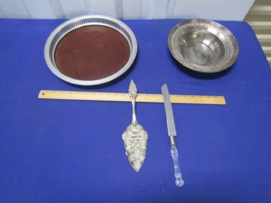 Silver Plated And Stainless Steel Lot