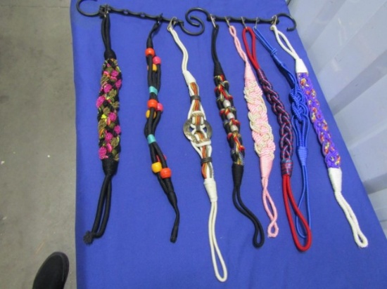 8 Ladies Belts And 3 Belt Hangers